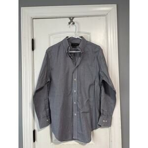 Ralph Lauren Bottom Down Shirt Mens Size 15.5 Long Sleeve